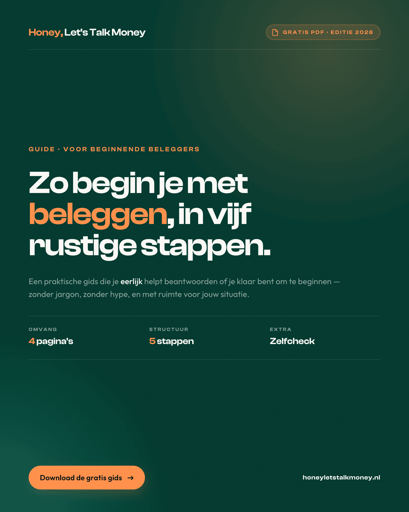 5 stappen naar jouw eerste belegging